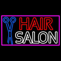 Hair Salon With Scissor Neonskylt