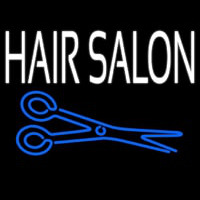 Hair Salon With Scissor Neonskylt