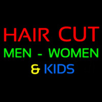 Haircut Men Women And Kids Neonskylt