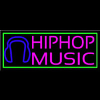 Hip Hop Music With Line Neonskylt