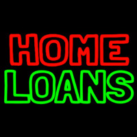 Home Loans Neonskylt