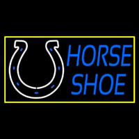 Horse Shoe Logo With Border Neonskylt