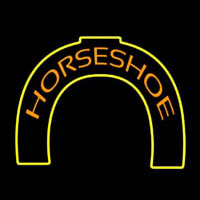 Horseshoe Neonskylt