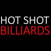 Hot Shot Billiards 2 Neonskylt