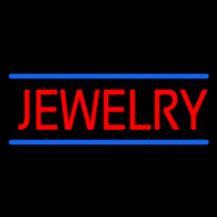 Jewelry Blue Lines Neonskylt