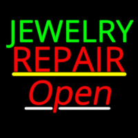 Jewelry Repair Script2 Open Yellow Line Neonskylt