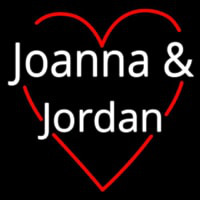 Joanna And Jordan Neonskylt