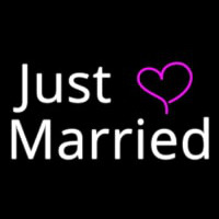 Just Married Neonskylt