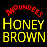 Jw Dundees Honey Brown Neonskylt