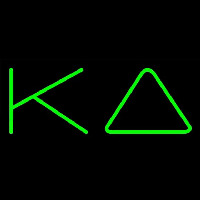 Kappa Delta Neonskylt