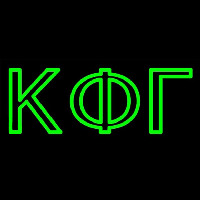 Kappa Phi Gamma Neonskylt