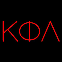 Kappa Phi Lambda Neonskylt