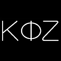 Kappa Phi Zeta Neonskylt