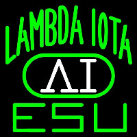 Lambda Iota Logo Neonskylt