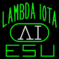 Lambda Iota Logo Neonskylt