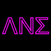 Lambda Nu Sigma Neonskylt