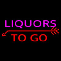 Liquors To Go Neonskylt