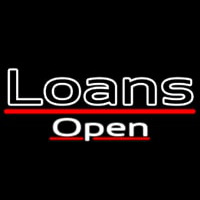 Loans Open Neonskylt