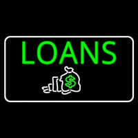 Loans With Logo Neonskylt