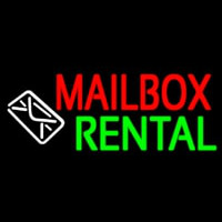 Mailbo  Rental Logo Neonskylt