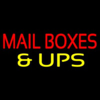 Mailbo es And Ups Neonskylt