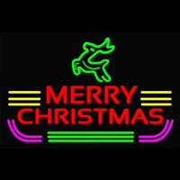 Marry Christmas Logo Neonskylt