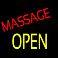 Massage Open Neonskylt