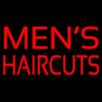 Mens Hair Cut Neonskylt