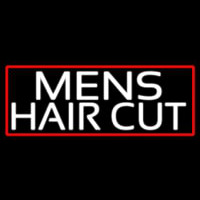 Mens Hair Cut Neonskylt