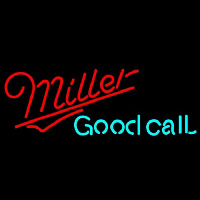 Miller Good Call Beer Sign Neonskylt