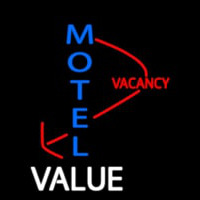 Motel Vacancy Value With Arrow Neonskylt