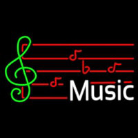 Music Note 2 Neonskylt