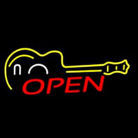 Music Open Neonskylt