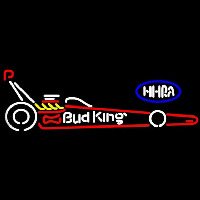 NHRA Dragster Bud King Beer Sign Neonskylt