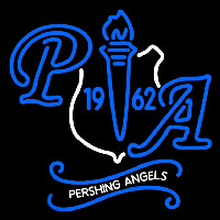 National Society of Pershing Angels Inc Logo Neonskylt