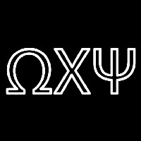 Omega Chi Psi Neonskylt