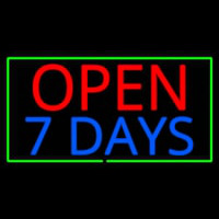 Open 7 Days Neonskylt