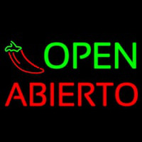 Open Abierto Neonskylt