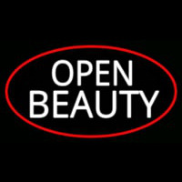 Open Beauty Salon Neonskylt