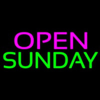 Open Sunday Neonskylt