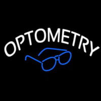 Optometry With Glass Logo Neonskylt