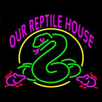 Our Reptile House Neonskylt