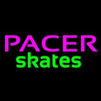 Pacer Skates Logo Neonskylt