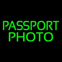 Passport Photo Block Neonskylt