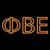 Phi Beta Epsilon Neonskylt