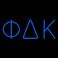 Phi Delta Kappa Neonskylt