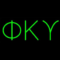 Phi Kappa Upsilon Neonskylt