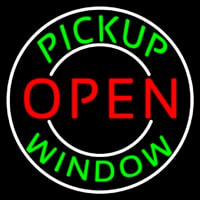 Pickup Open Window Neonskylt