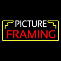 Picture Framing With Frame Logo Neonskylt