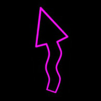 Pink Arrow Neonskylt